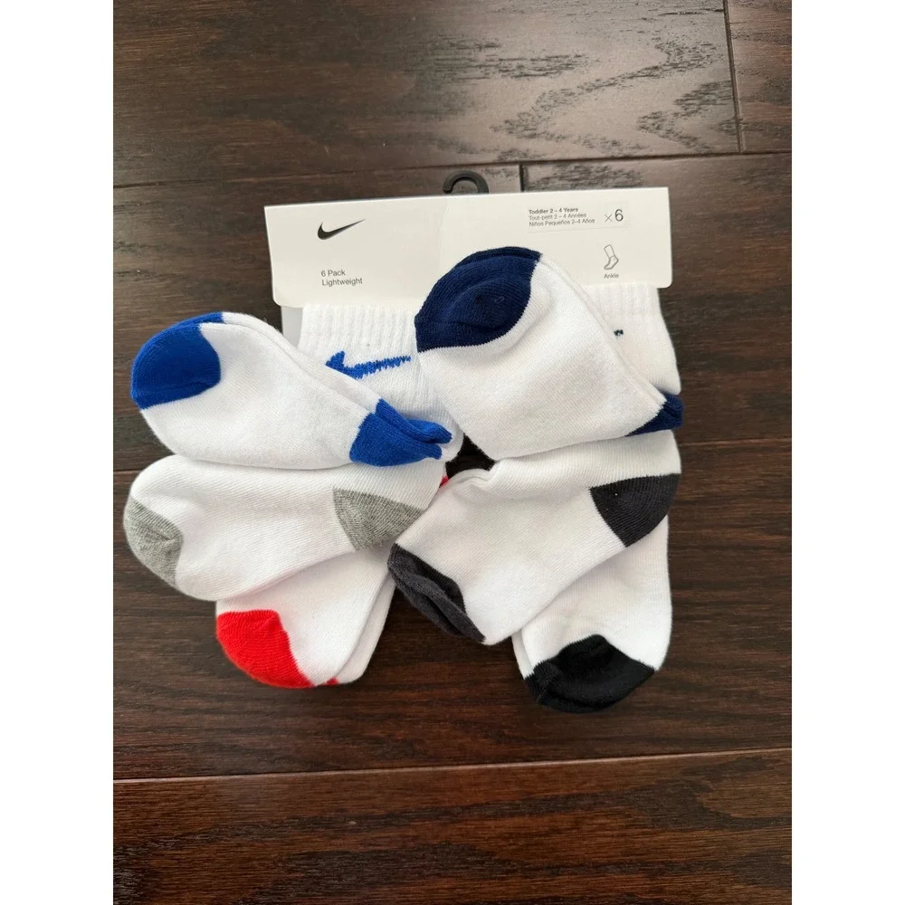 Nike Toddler Ankle Socks 12Pair Bundle 2-4 Years Lightweight Athletic NN0663-001